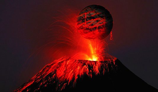 ¿Por qué las erupciones de los volcanes pueden ser lentas o explosivas?