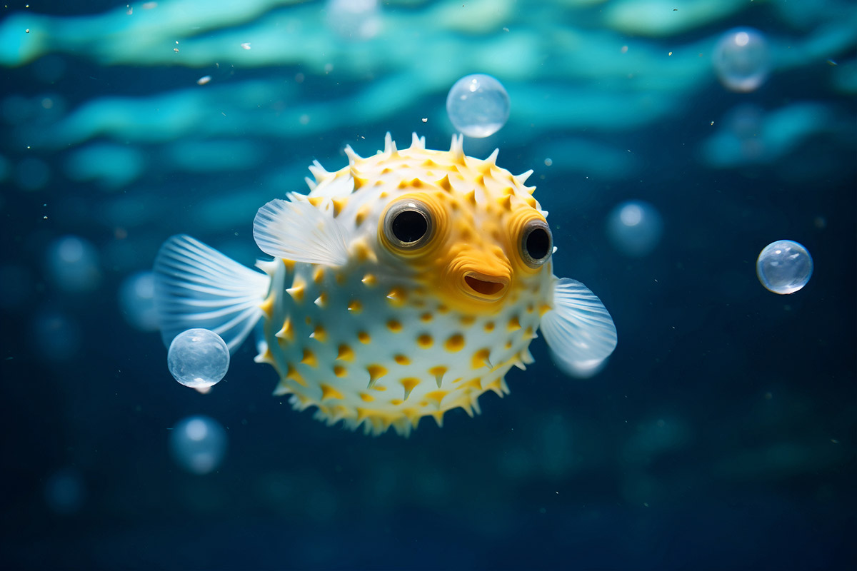 El pez globo: una fascinante aunque tóxica criatura del mar