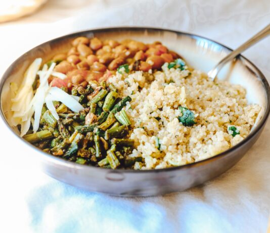 Plato de quinoa