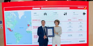 Iberia lanza calculadora verificada por AENOR para medir impacto socioeconómico