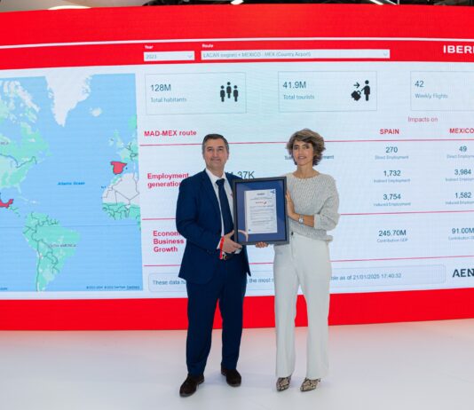 Iberia lanza calculadora verificada por AENOR para medir impacto socioeconómico