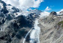 Los glaciares de los Alpes austríacos se derriten