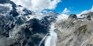 Los glaciares de los Alpes austríacos se derriten