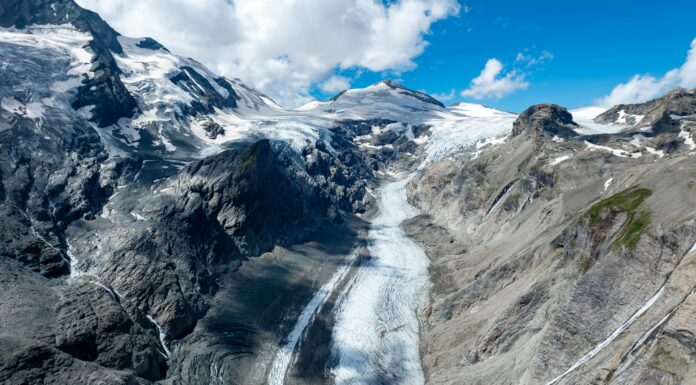 Los glaciares de los Alpes austríacos se derriten