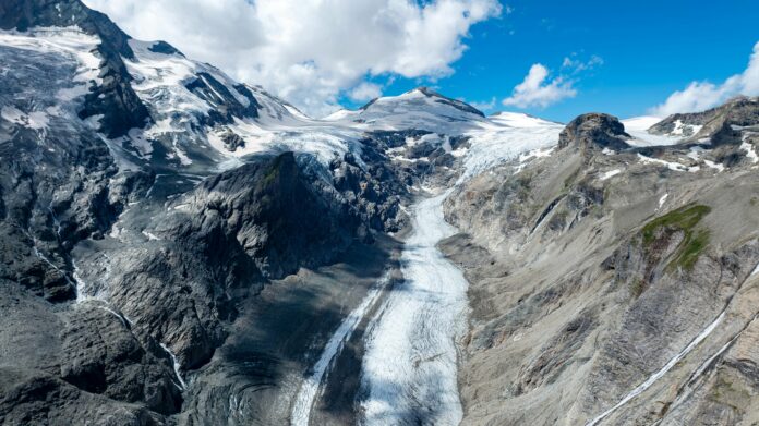 Los glaciares de los Alpes austríacos se derriten