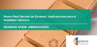 Formación para instaladores eléctricos sobre envases comerciales e industriales