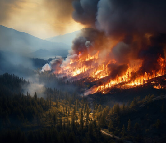 El humo de incendios forestales contamina ciudades